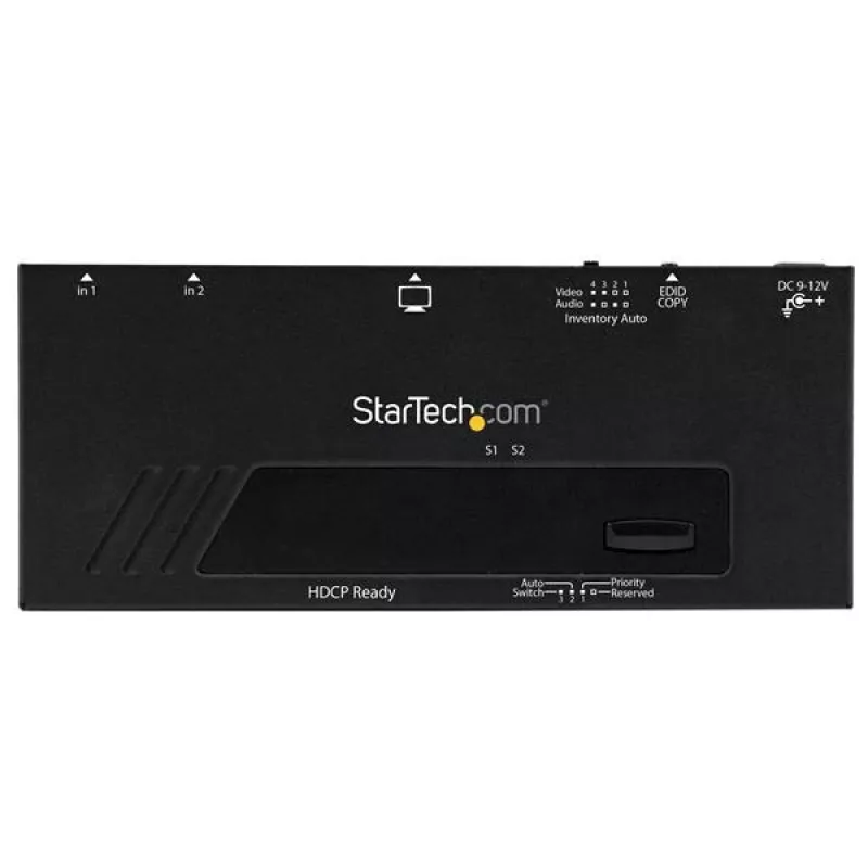 StarTech.com Διακόπτης HDMI 2 θυρών με αυτόματη και κατά προτεραιότητα εναλλαγή - 1080p