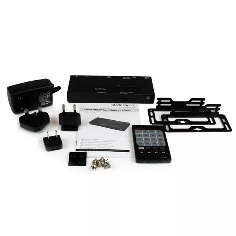 StarTech.com Διακόπτης HDMI 2 θυρών με αυτόματη και κατά προτεραιότητα εναλλαγή - 1080p
