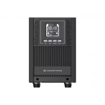 Conceptronic ZEUS52ES2K 2000VA 1800W Online Tower UPS, Schuko