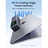 Ugreen 25000mAh 200W Fast Charging Powerbank γκρι
