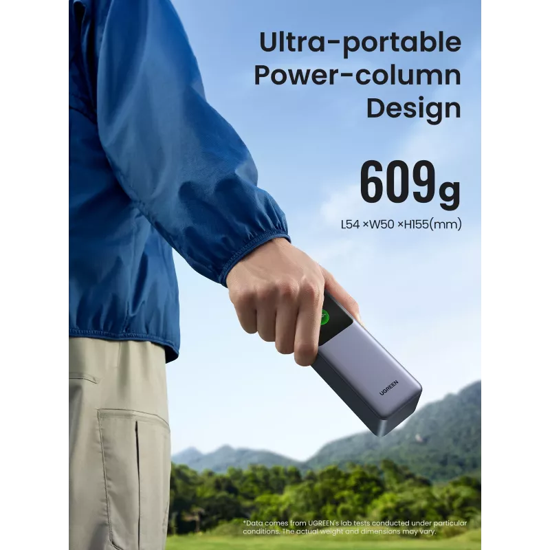 Ugreen 25000mAh 200W Fast Charging Powerbank γκρι