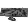 InLine Basic Desktop II, Σετ πληκτρολογίου-ποντικιού, Καλώδιο USB, Standard DE-Layout