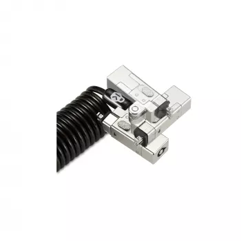 Kensington Slim NanoSaver 2.0 Portable Keyed Lock Ασημί Μαύρο 1.8m