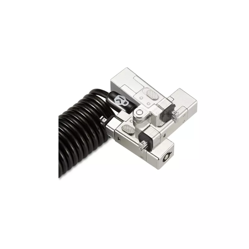 Kensington Slim NanoSaver 2.0 Portable Keyed Lock Ασημί Μαύρο 1.8m