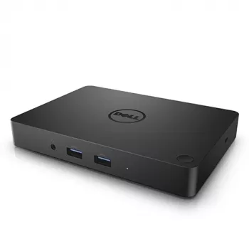 DELL 452-BCCX Σταθμός σύνδεσης/αντιγραφέας θυρών laptop Ενσύρματο Μαύρο