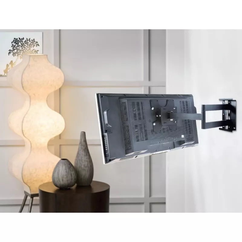 Techly Βάση τοίχου για LCD LED 19-37'' με κλίση 2 αρθρώσεις Μαύρο ICA-LCD 2923B