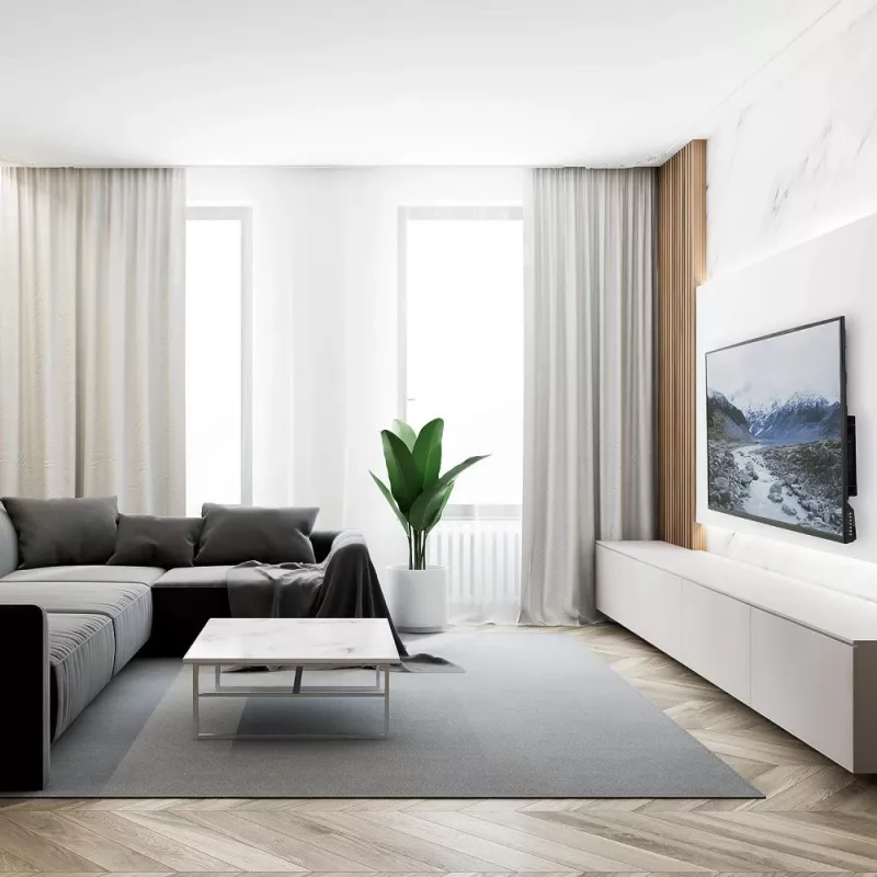 Techly ICA-PLB-721 Βάση/stand TV 2,03 m (80 ίντσες) Μαύρο