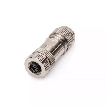 Digitus CAT 6A M12 X-coded υποδοχή θηλυκή, IP67, Field-Assembly