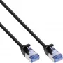InLine λεπτό στρογγυλό καλώδιο patch U/FTP Cat.6A μαύρο 3m