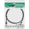 InLine λεπτό στρογγυλό καλώδιο patch U/FTP Cat.6A μαύρο 3m