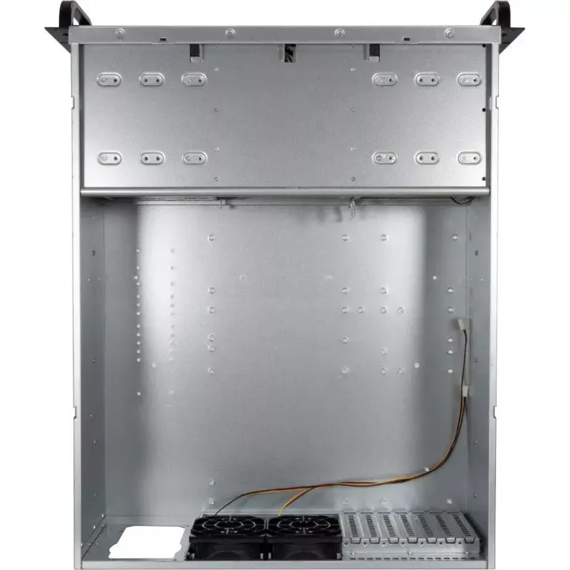 Κουτί διακομιστή Inter-Tech 4U 40255 Rack Μαύρο, Γκρι