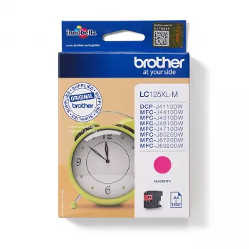 Brother LC125XLM Μελανοδοχείο 1 τεμ. Γνήσιο Extra (Super) High Yield Magenta