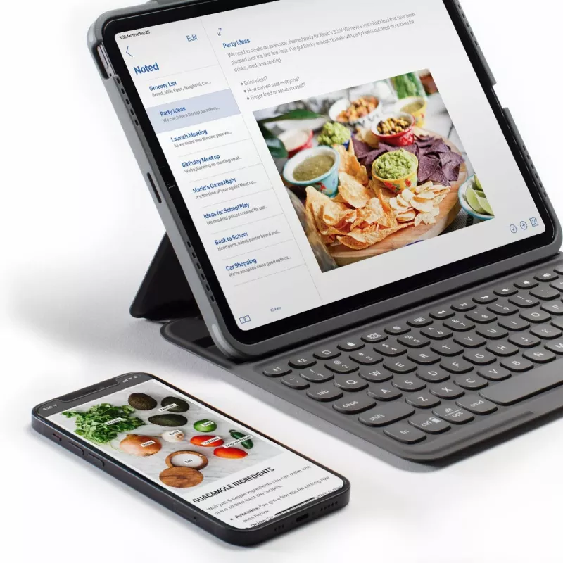 ZAGG Pro Keys Πληκτρολόγιο Universal Bluetooth QWERTY Αγγλικό γκρι