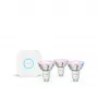 Philips Hue White and Colour Ambience Essential Starter-Kit: 3 έξυπνες λάμπες GU10 (345 lm)