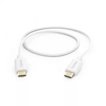 Hama 00201590 Καλώδιο USB USB 2.0 1 m USB C λευκό