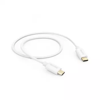 Hama 00201590 Καλώδιο USB USB 2.0 1 m USB C λευκό