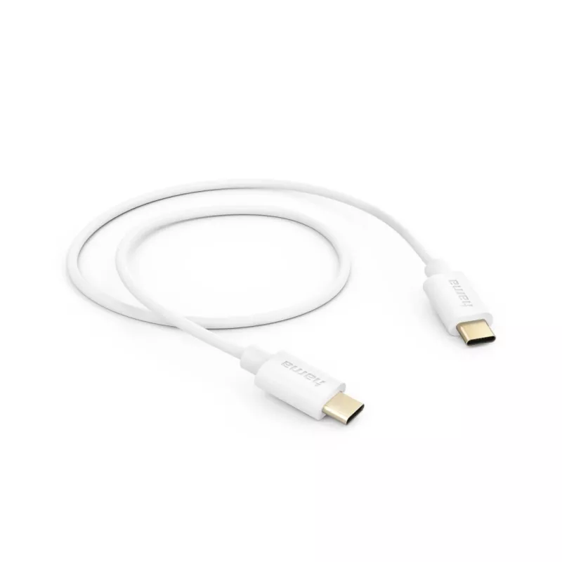 Hama 00201590 Καλώδιο USB USB 2.0 1 m USB C λευκό