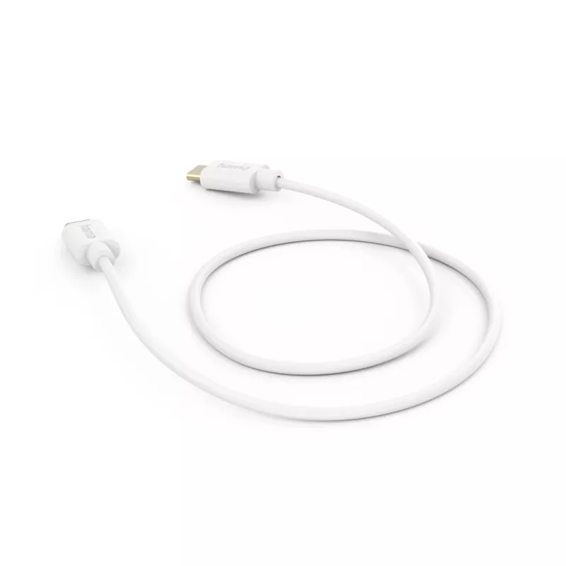 Hama 00201590 Καλώδιο USB USB 2.0 1 m USB C λευκό