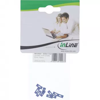 InLine-Jumper με γλωττίδα, 10 τεμ., για πλακέτες και κάρτες διασύνδεσης Vintage-PC/Server