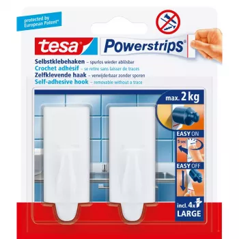 Γάντζος γενικής χρήσης Tesa Powerstrips Hooks Large TREND
