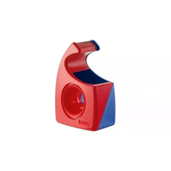 tesa Easy Cut χειροκίνητος κόφτης ταινίας, κόκκινο/μπλε, για ρολά έως 19 mm x 10 m, κενός