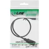 InLine καλώδιο Mini DisplayPort σε DisplayPort μαύρο 2m