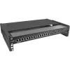 InLine 19 inch πτυσσόμενο rack, 2HE, βάθος 24–40 cm, με κάλυμμα, μαύρο