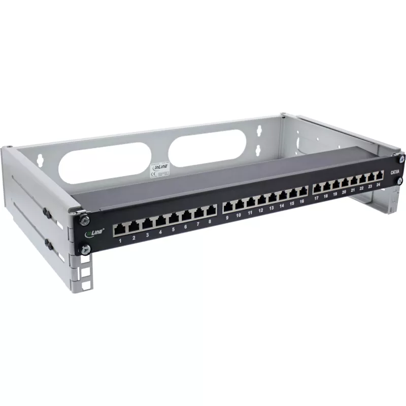 InLine 19 inch αναδιπλούμενο rack, 2HE, βάθος 24-40cm, γκρι