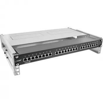 InLine 19 inch αναδιπλούμενο rack, 2HE, βάθος 24–40 cm, με κάλυμμα, γκρι
