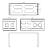 InLine 19 inch αναδιπλούμενο rack, 4U, βάθος 24-40 cm, μαύρο