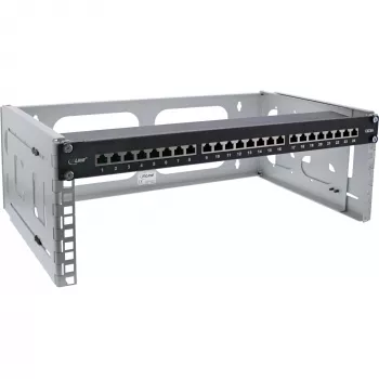 Rack επιτοίχιας τοποθέτησης InLine 19 inch 4HE βάθος 24–40 cm γκρι