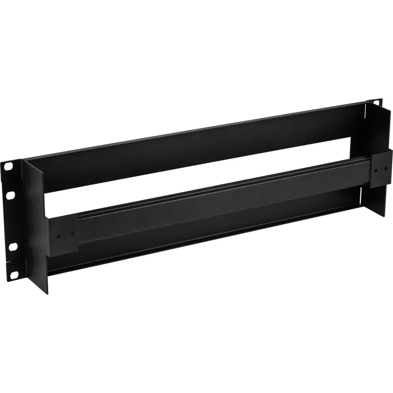 InLine 19 inch ράγα ασφαλειών 3U, με ράγα DIN, μαύρο