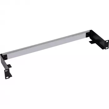 Πάνελ ράγας DIN InLine 19106C 1U οριζόντιο κάθετο χάλυβας μαύρο γκρι