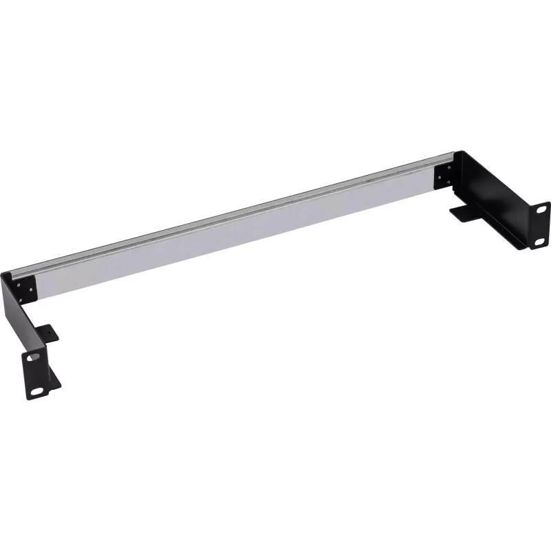 Πάνελ ράγας DIN InLine 19106C 1U οριζόντιο κάθετο χάλυβας μαύρο γκρι
