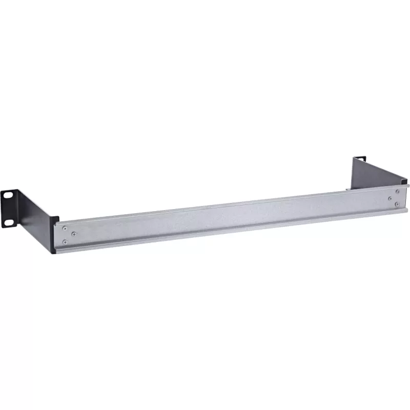 Πάνελ ράγας DIN InLine 19106C 1U οριζόντιο κάθετο χάλυβας μαύρο γκρι