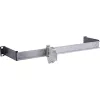 Πάνελ ράγας DIN InLine 19106C 1U οριζόντιο κάθετο χάλυβας μαύρο γκρι