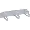 InLine 10 inch πάνελ διαχείρισης καλωδίων, 3 βάσεις, RAL 7035 γκρι