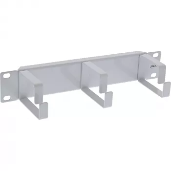 InLine 10 inch πάνελ διαχείρισης καλωδίων, 3 βάσεις, RAL 7035 γκρι