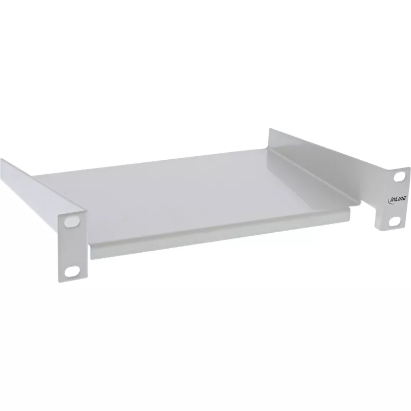 InLine ράφι 10 inch, 160 mm, 10 kg, 1 HE, RAL 7035 γκρι