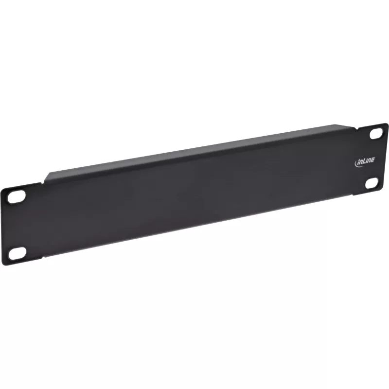 InLine 10 inch τυφλό κάλυμμα, 1U, RAL 9005 μαύρο