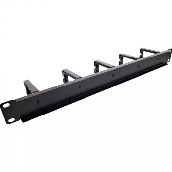 Πάνελ διαχείρισης καλωδίων InLine 19110O 19 inch μαύρο μέταλλο 5 βάσεις
