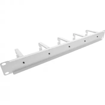 InLine 19 inch πάνελ διαχείρισης καλωδίων, 5 μικρές βάσεις, RAL7035, γκρι