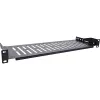 InLine ράφι 19 ιντσών, 150 mm, 10 kg, 1U, RAL 9005 μαύρο