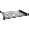InLine ράφι 19 ιντσών, 350 mm, 50 kg, 1U, RAL 9005 μαύρο