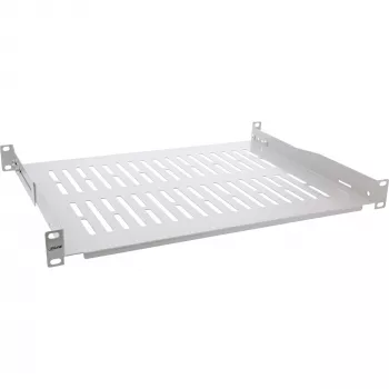 InLine ράφι 19 ιντσών, 350 mm, 50 kg, 1U, RAL 7035 γκρι