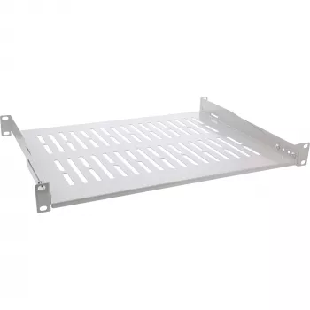 InLine ράφι 19 ιντσών, 350 mm, 50 kg, 1U, RAL 7035 γκρι