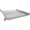 InLine ράφι 19 ιντσών, 450 mm, 50 kg, 1HE, RAL 7035 γκρι