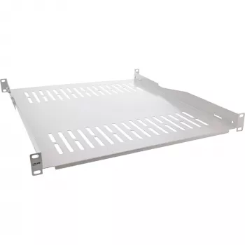 InLine ράφι 19 ιντσών, 550 mm, 50 kg, 1U, RAL 7035 γκρι