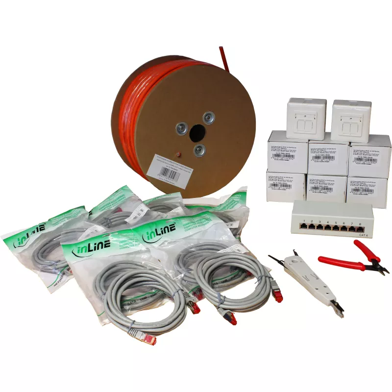 InLine 20155I καλώδιο δικτύου 100 m Cat6 S/FTP (S-STP)