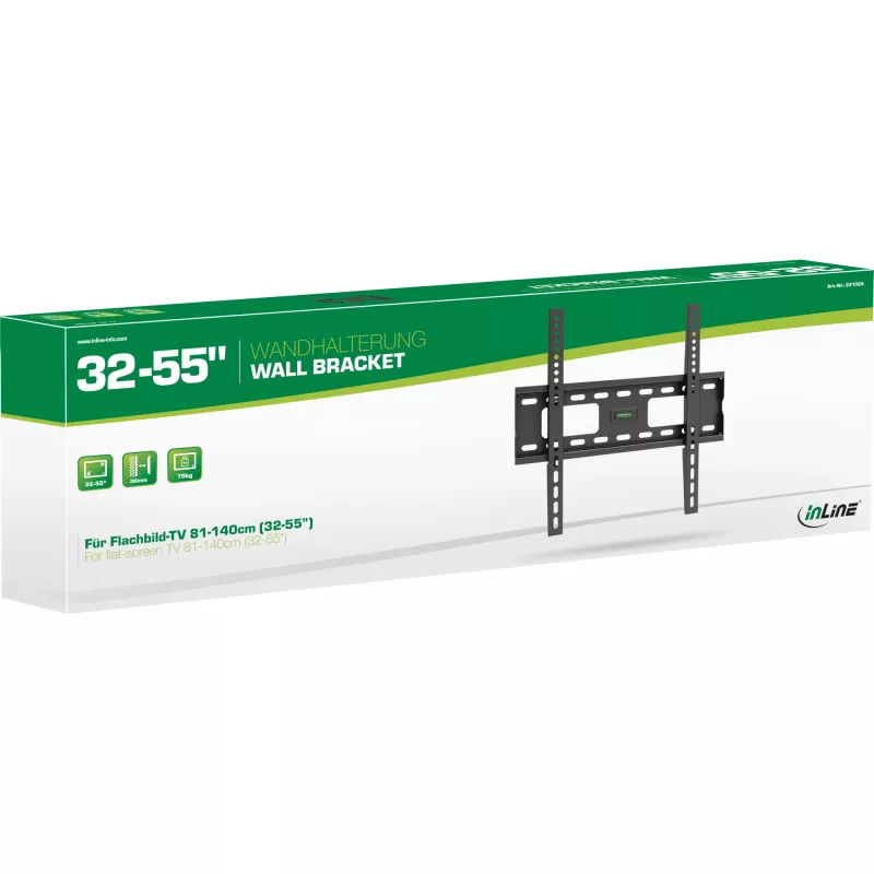InLine βάση τοίχου για TFT / LED / Plasma 81 - 140cm 32 - 55 ίντσες μέγ. 75kg